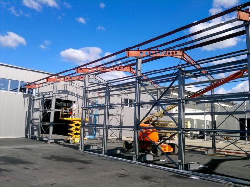 Promming – Čakovec – bojanje metalne konstrukcije